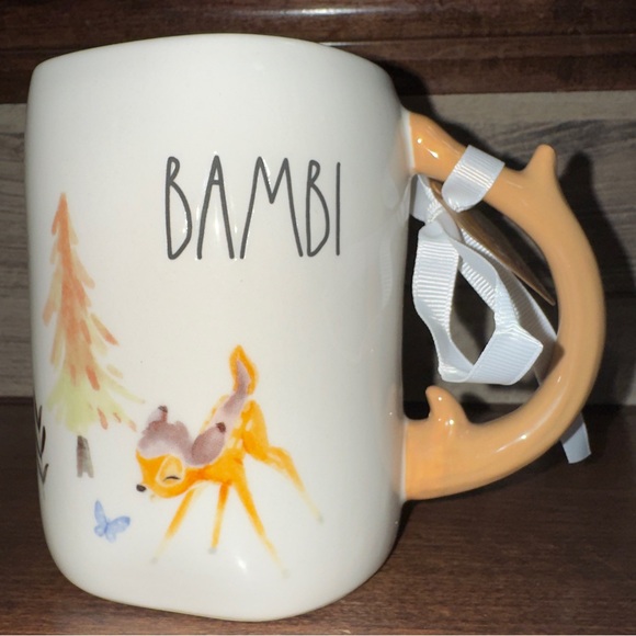 Super Cute 🥰 BAMBI 🦌 Mug with Stick 🪾Handle by Rae Dunn - Picture 3 of 11
